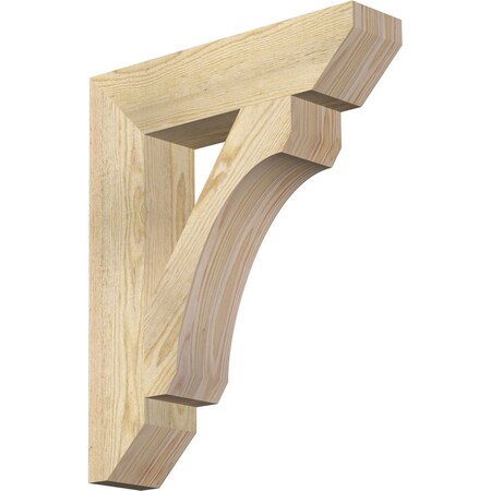 Ekena Millwork Legacy Slat Rough Sawn Bracket, Douglas Fir, 4"W x 18"D x 22"H BKT04X18X22LEC06RDF